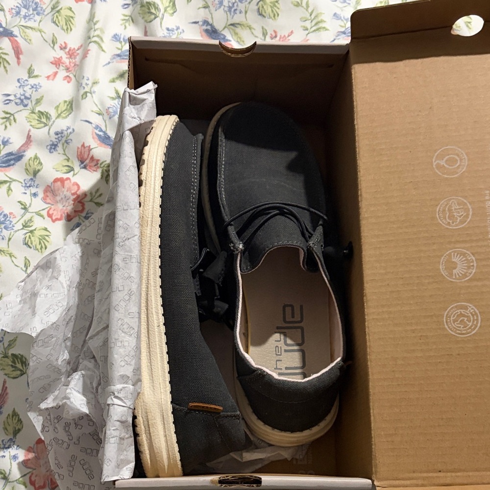 Hey Dude Women’s  Black Casual Shoes